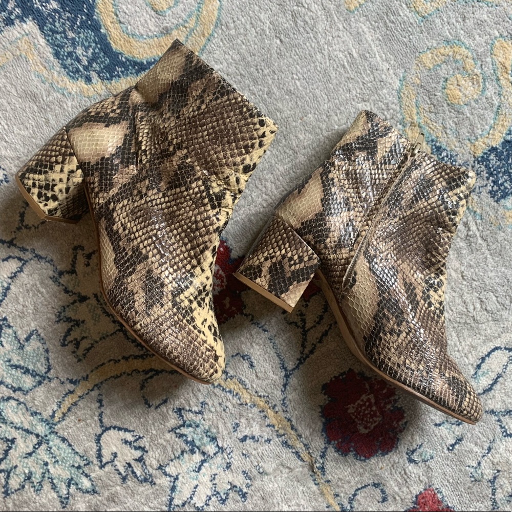 Free People Snakeskin Boots